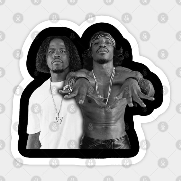 Vintage Outkast Sticker by onunique